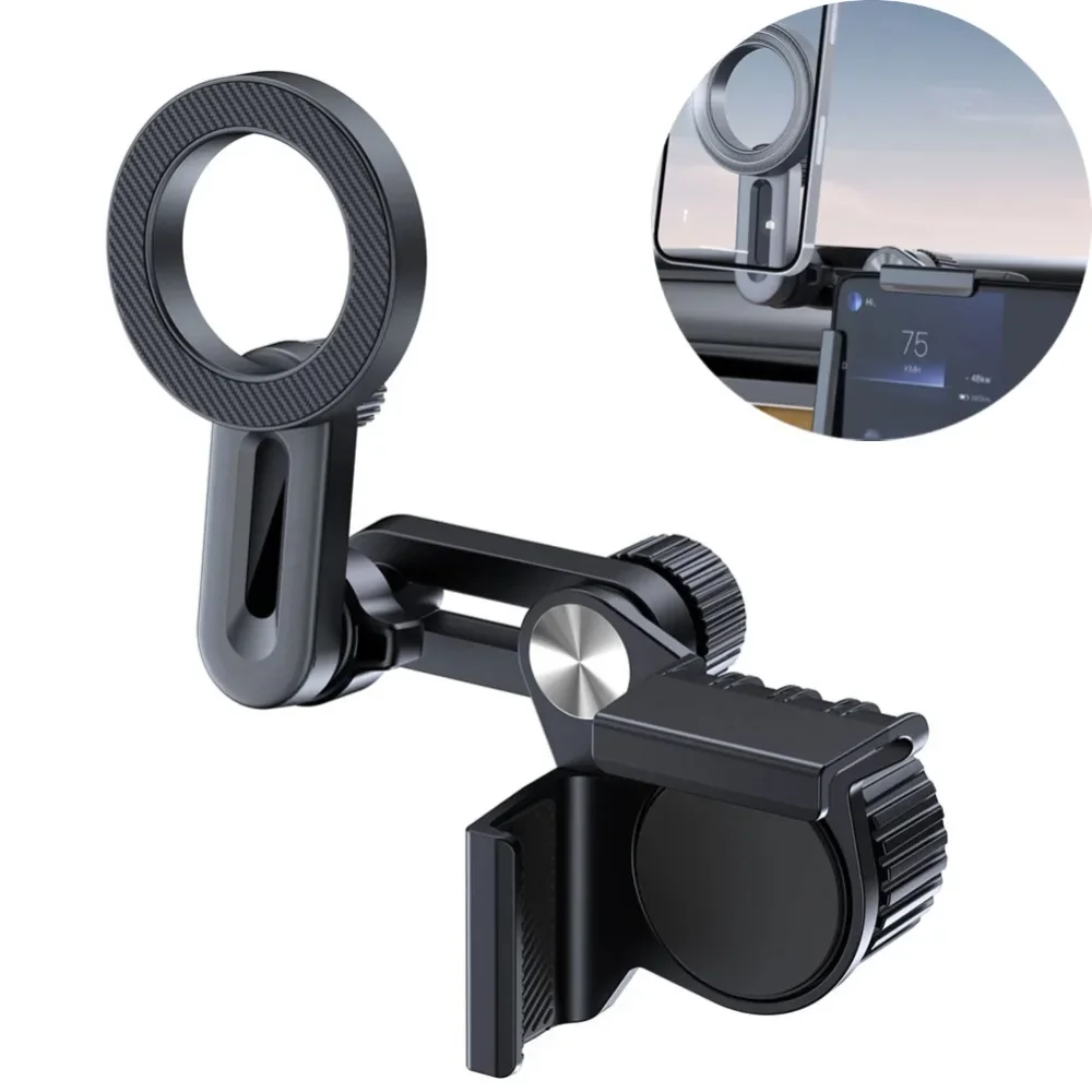 

Магнитный автомобильный держатель для телефона, складной дизайн 360° ° Регулируемая вакуумная складная прочная присоска для автомобиля/стола/ванной комнаты