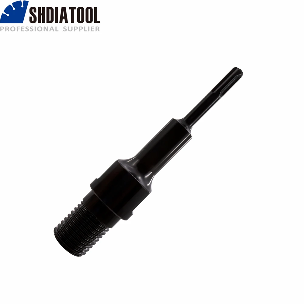 

SHDIATOOL 1pc 1 1/4"-7 UNC Male Thread to SDS PLUS Shank Adapter For Drill Connector Multifunction Inner 1/2" BSP Thread