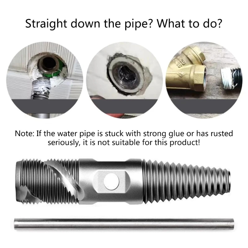 ใหม่ 2 ชิ้น Screw Extractor Set นิ้ว 3/4 นิ้วสกรูหัวคู่ Extractor Screw