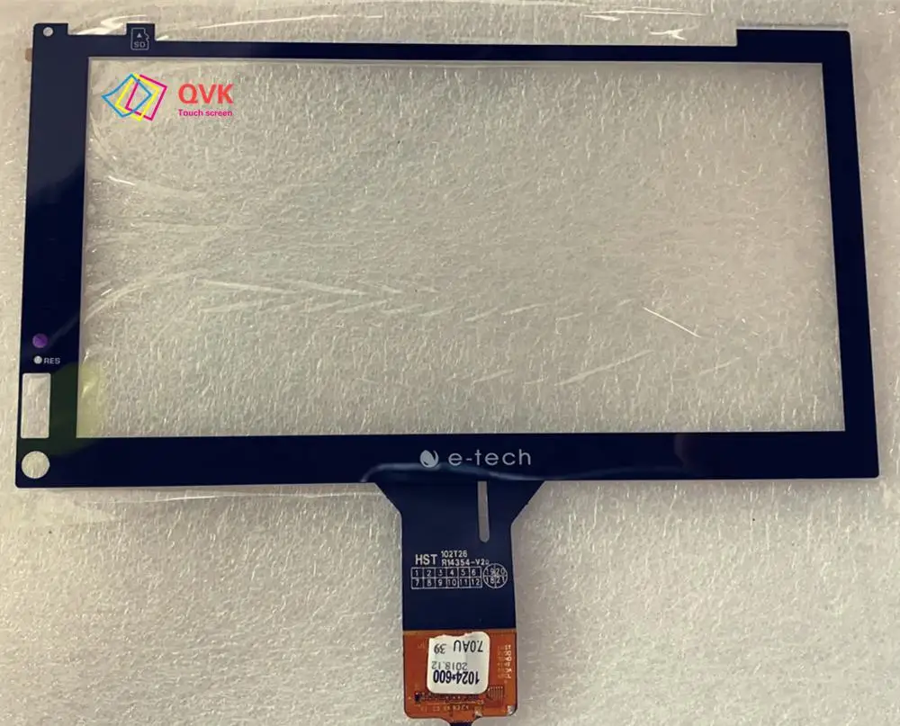 

QVK черный сенсорный экран, новый для E-tech, запасные части для ремонта сенсорной панели