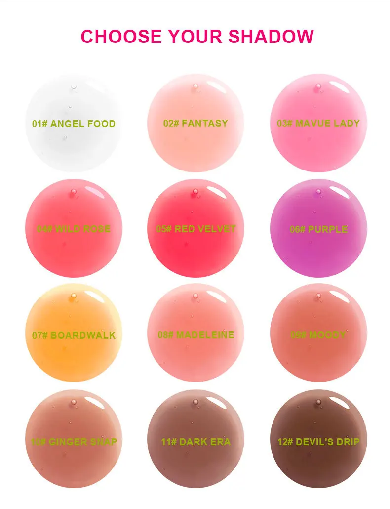 Dostosowane logo Makijaż Olejek do ust Nawilżający balsam do ust Pszczoła Odżywczy błyszczyk do ust Kojący nawilżający olejek do ust