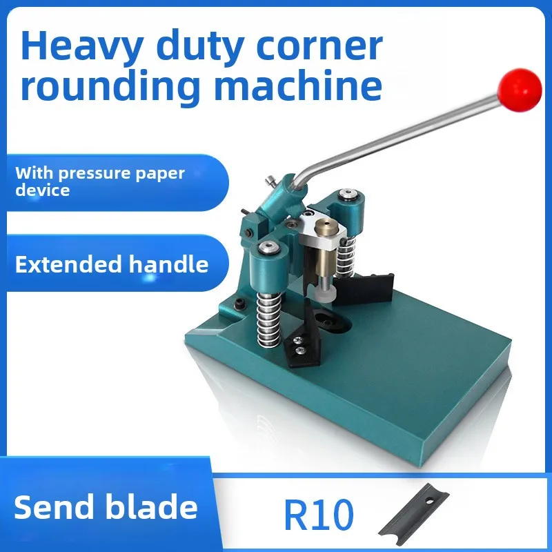 Manual Corner Rounder Punch for Paper Cards and Photo Albums, Heavy Duty Die Cutting Corner Cutter with R6 and R10 Blades and