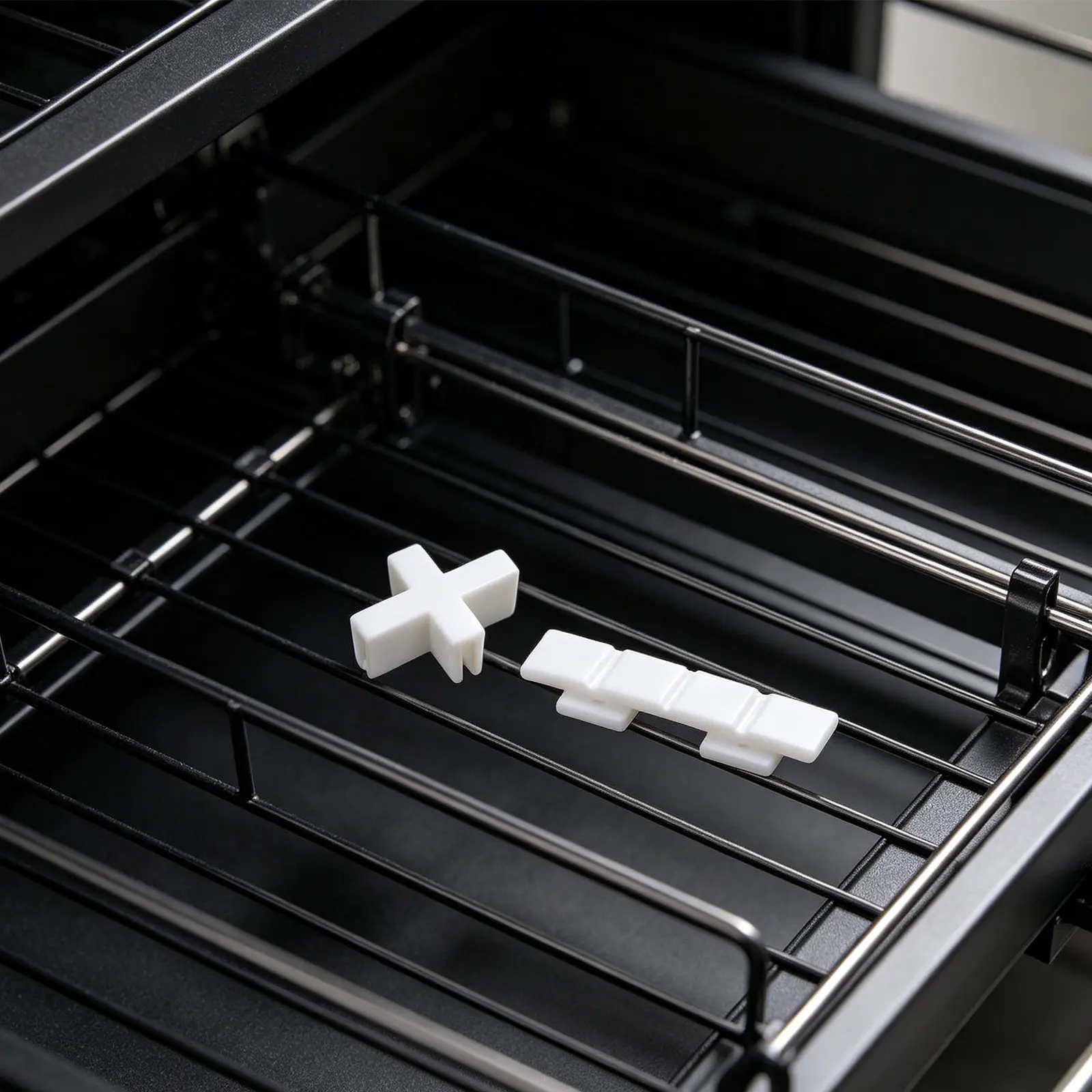 22Pcs Drawer Divider Connector Clips Plastic Fixing Buckles Adjustable Organizer for Kitchen Cabinet Office Drawer Partition