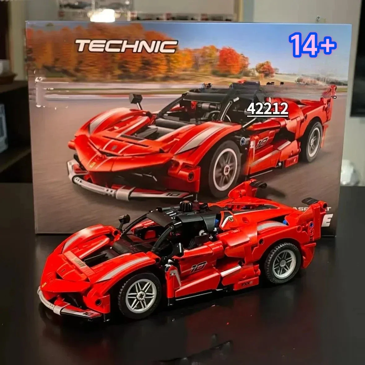 

Набор строительных блоков Disney Launch 42212 Ferrari FXX, декор для комнаты, уникальный дизайн, рождественский подарок для мальчиков и девочек