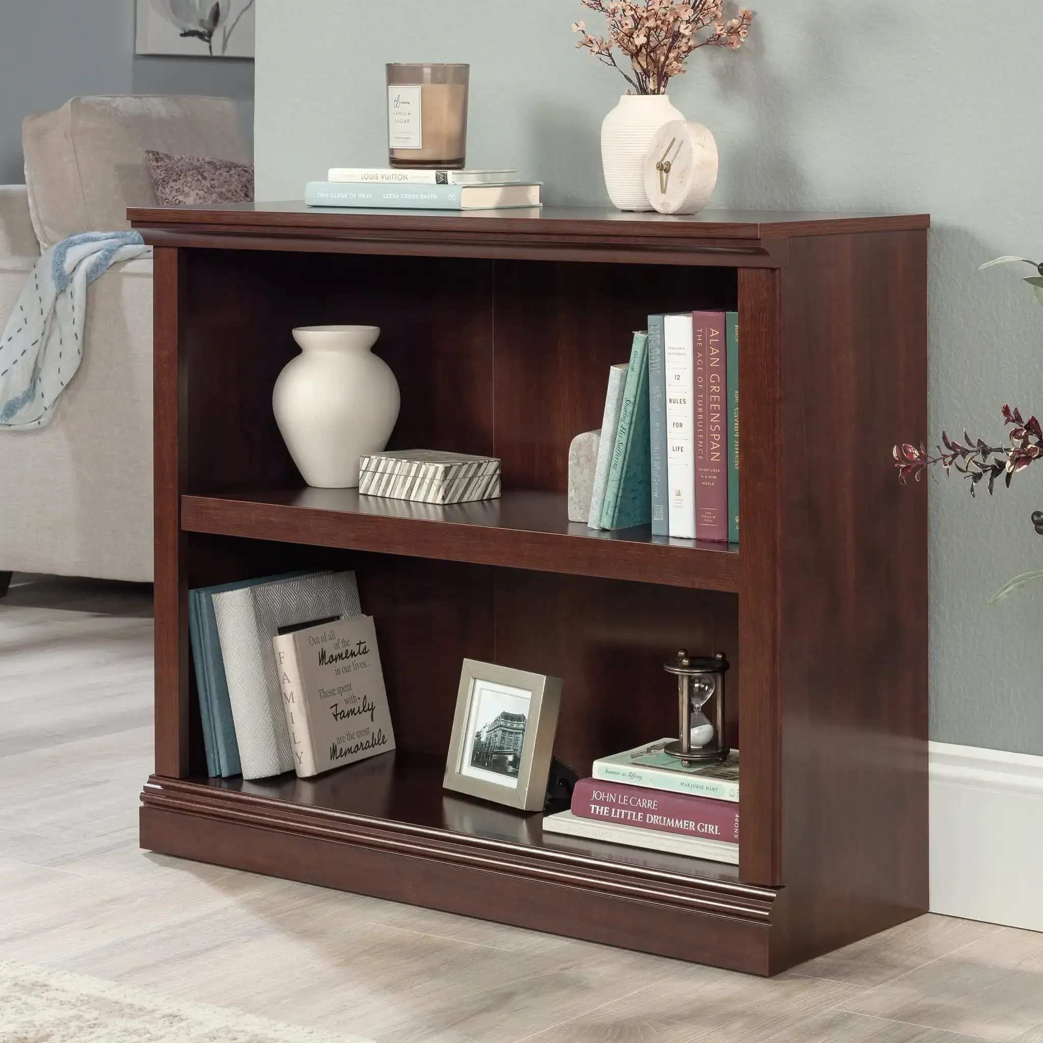 

2-Shelf Bookcase, Select Cherry Finish