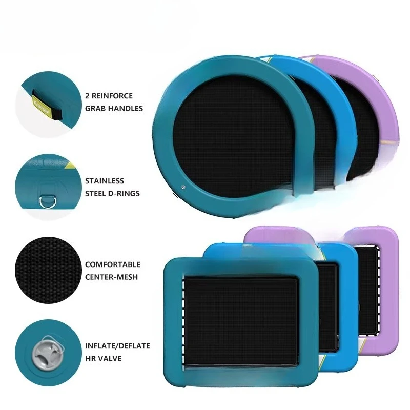 الجملة قطرة غرزة 9ft نفخ دائرة منصة عائمة مستديرة لمتعة المياه في الصيف