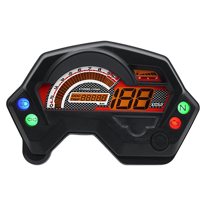 Motorcycle Speedometer LCD Display Digital Speedometer For Yamaha FZ16 FZ 2.0 16 10000 rpm Tachometer