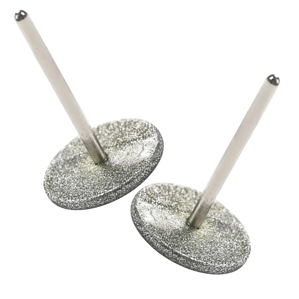 Discos de lijado para el cuidado de las uñas, 2 uds., 20mm, removedor de cutículas eléctrico, brocas para manicura y pedicura, cabezales de taladro para uñas, bandas de lijado