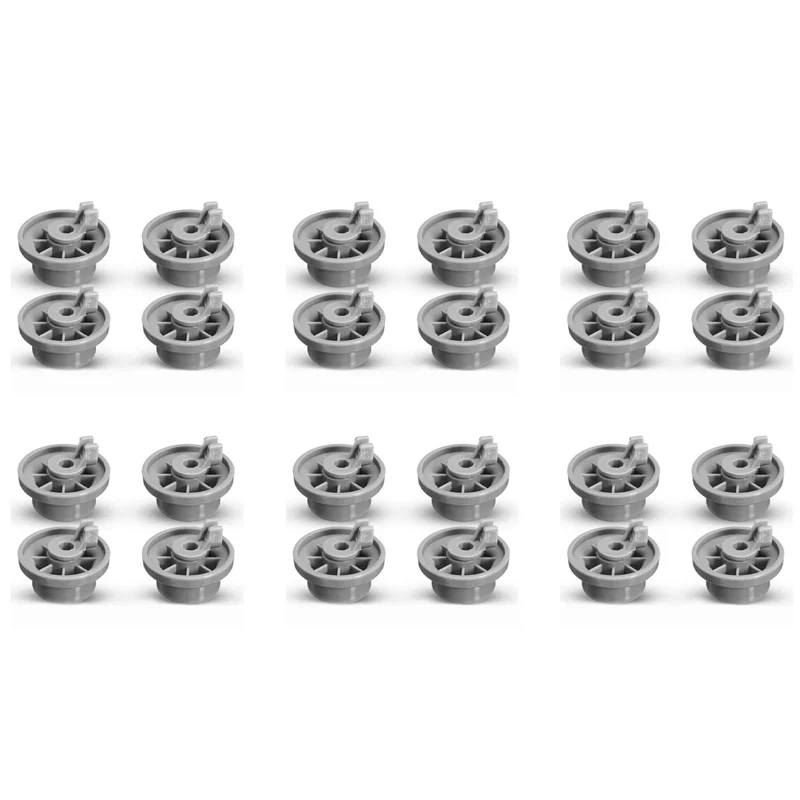 

24 колеса нижней нижней корзины для посудомоечной машины, совместимые с Neff & Siemens 165314, детали для посудомоечной машины, нижние ролики-B91B