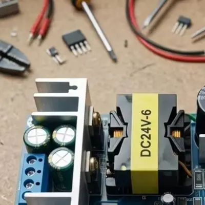 10.58 * 5.57cm 24V Switching Power Supply Optimized Circuit Routing Over-voltage Protection For Long-term Operation