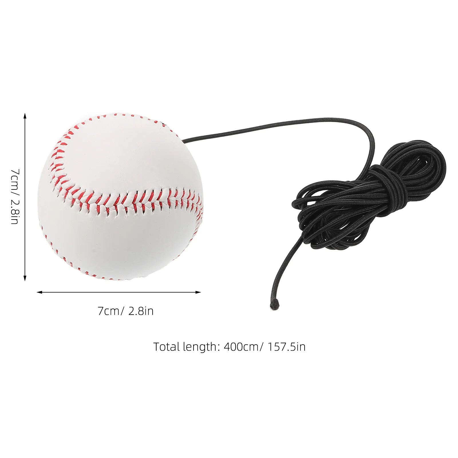 Trenażer baseballowy Sprzęt treningowy do odbijania Hit The Swing Uderzanie Materiały Pvc Softball Praktyka dziecięca