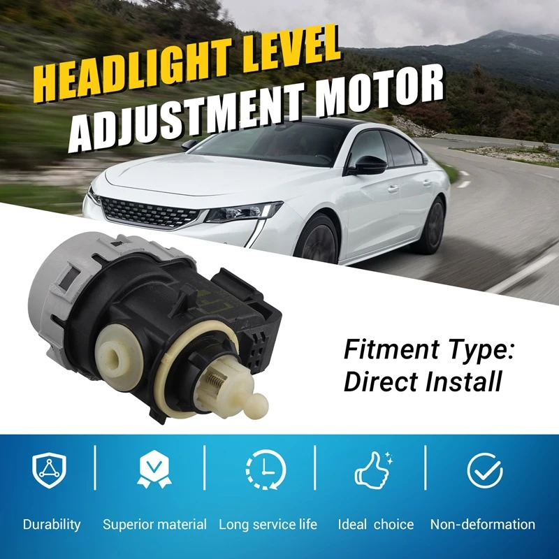 

New Headlight Level Adjustment Motor For Citroen C5 Peugeot 508 89062253 1608400780 1608399580