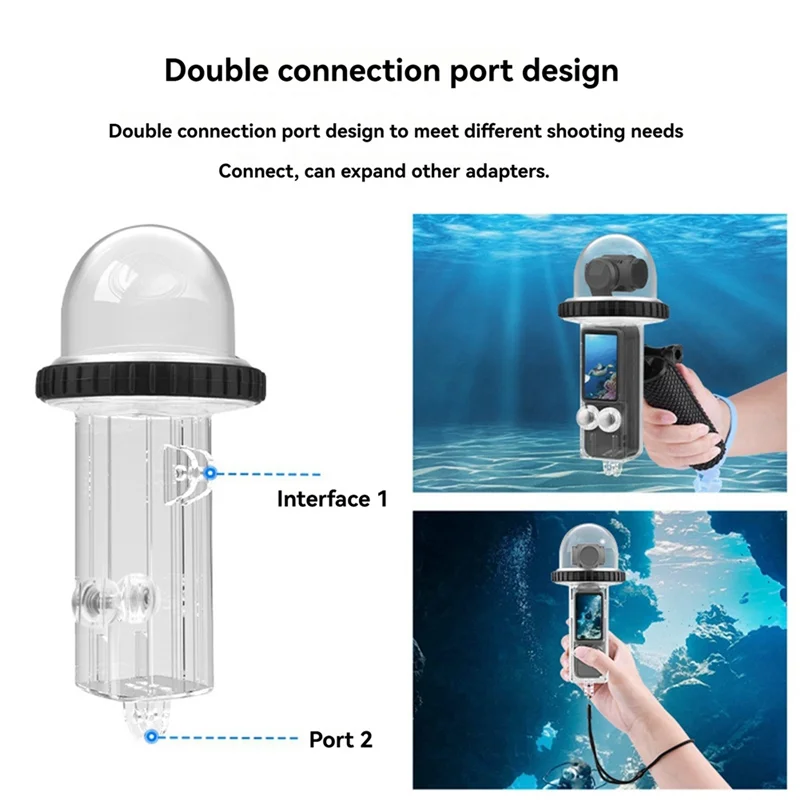 Умный водонепроницаемый чехол для камеры DJI Osmo Pocket 3, чехол для подводного дайвинга, защитный чехол, аксессуары для серфинга B