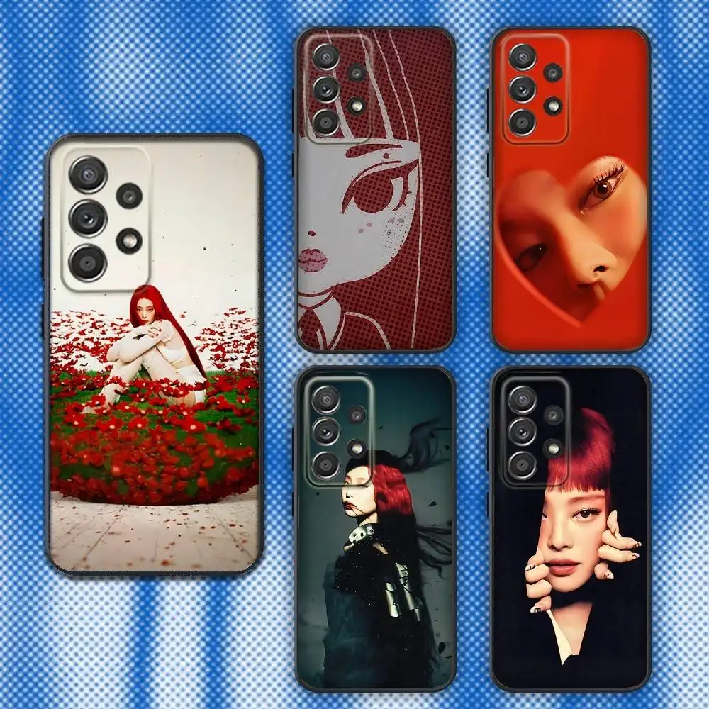 

Kpop Ruby J-Jennie Kim Phone Case For Samsung S25,S24,S21,S22,S23,S30,Ultra,S20,Plus,Fe,Lite,Note,10,9,5G Black Cover
