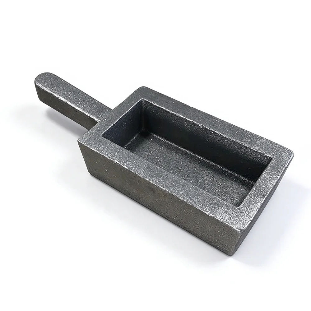 Durston Large Open Ingot Mould 150x70mm Heavy Duty Precious Metal Casting Mold for Gold Silver Copper Jewelry Factory Smelting