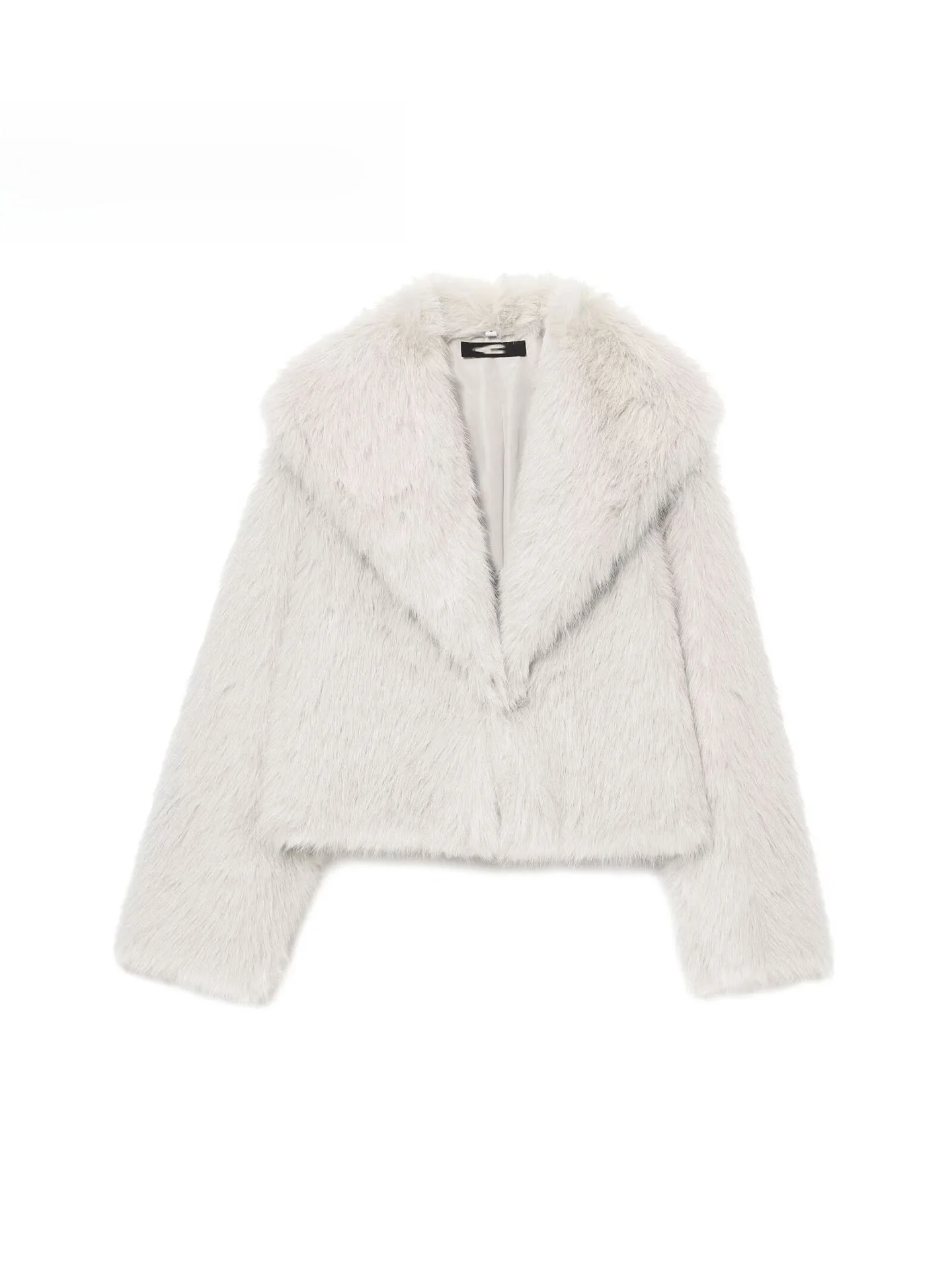 

Spring 2026 Ladies ort Plu Coat Sli Slimming High-End Feel Casual Sle Long Sve Outerwear for Women