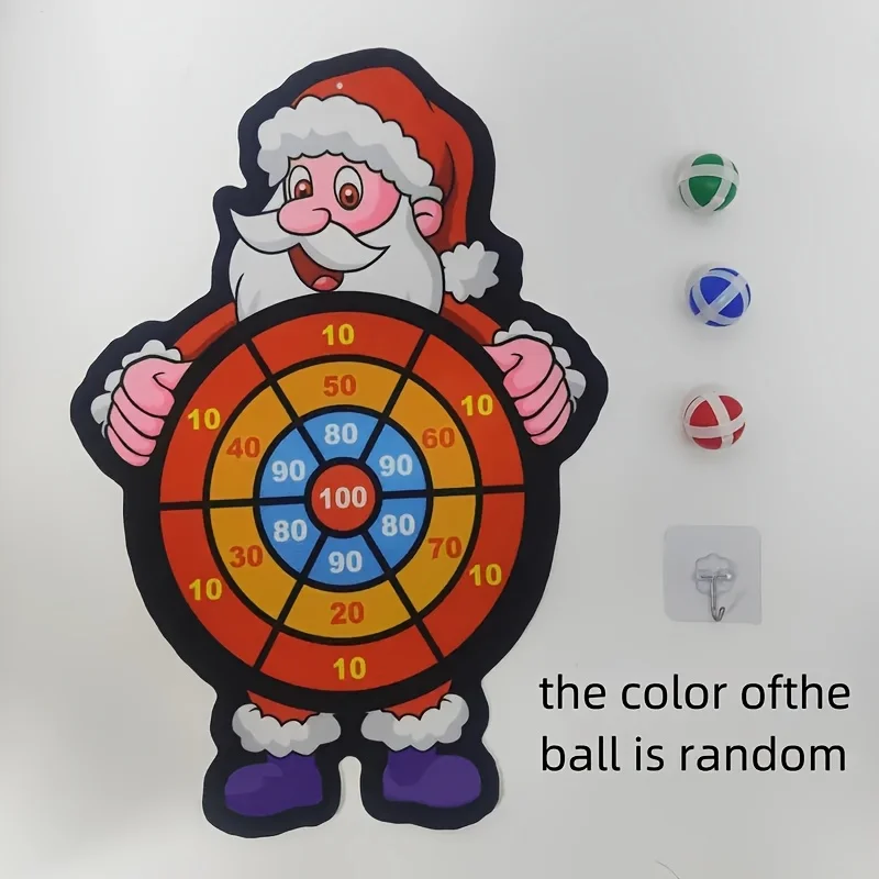 Christmas Santa Claus Darts Game, Party Dart Game Set Suitable for Enjoying Leisure Time with Friends Or Family, Party Game Kit