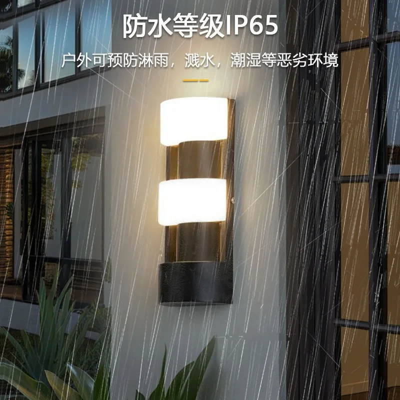 New outdoor waterproof wall lamp Multi-specification luminous wall lamp Room bedroom corridor background wall Indoor outdoor wal
