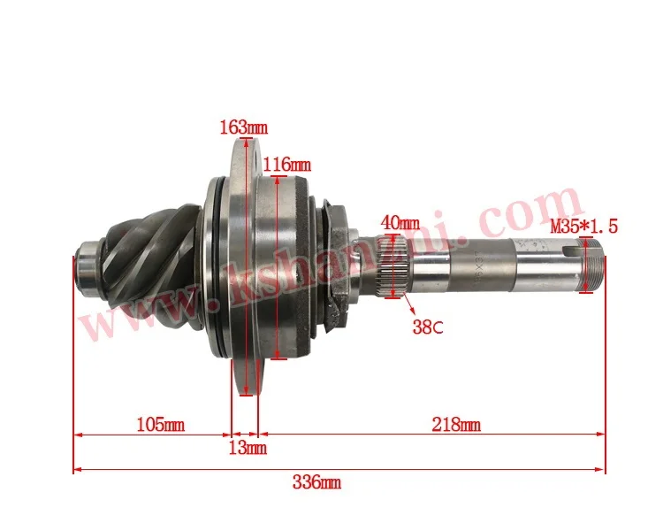 Forklift Parts Crown and Pinion, 38100-64K00 Differential Ring and Pinion Gears for J02/TD27
