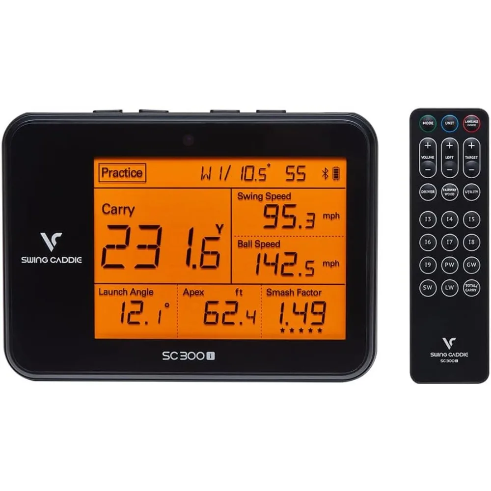 

Portable Golf Launch Monitor and Swing Analyzer with Real-Time Shot Data Tracking | Ideal Golf Swing Trainer/Training Equipment