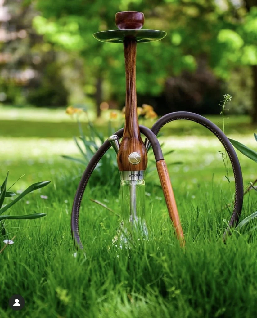 Pure handmade log luxury hookah