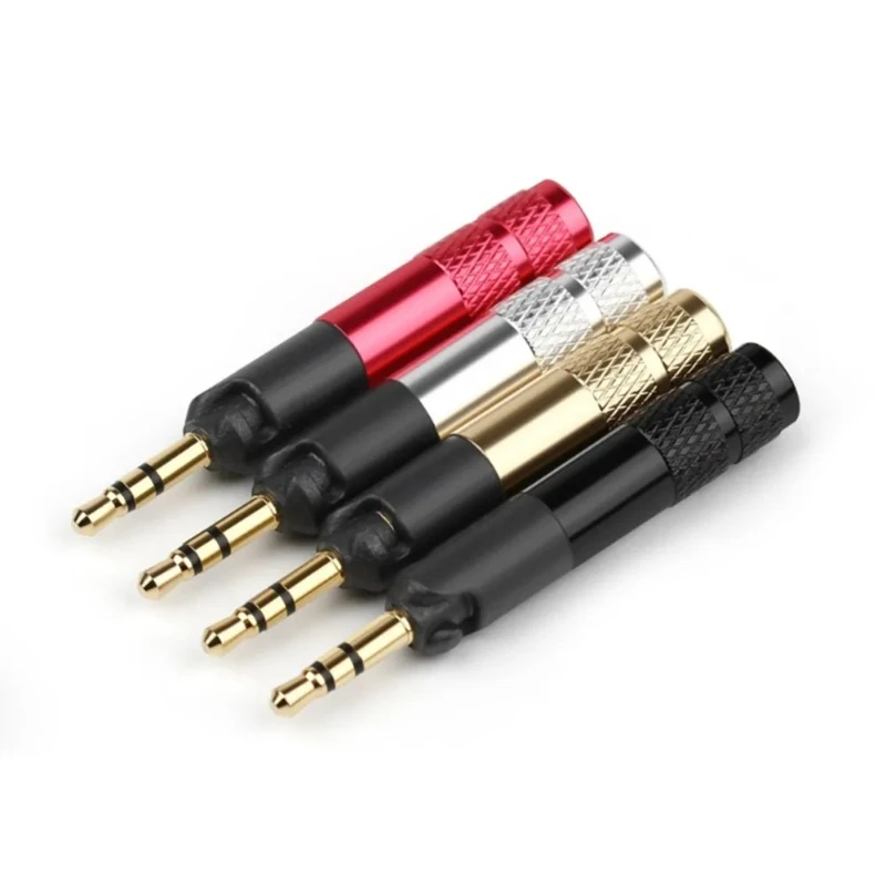 

8Pcs Gold Plated 2.5mm Audio Jack 3 Poles Stereo Earphone Plug Adapter Headphone Wire Connector for HD558 HD518 HD598