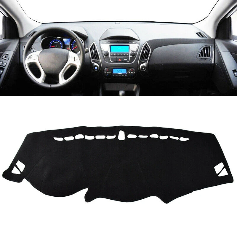 Dashboard Cover Console Dash Board Panel Heat Proof Mat Front Sun Shade Carpet Strip For Hyundai Tucson ix35 2010-2015