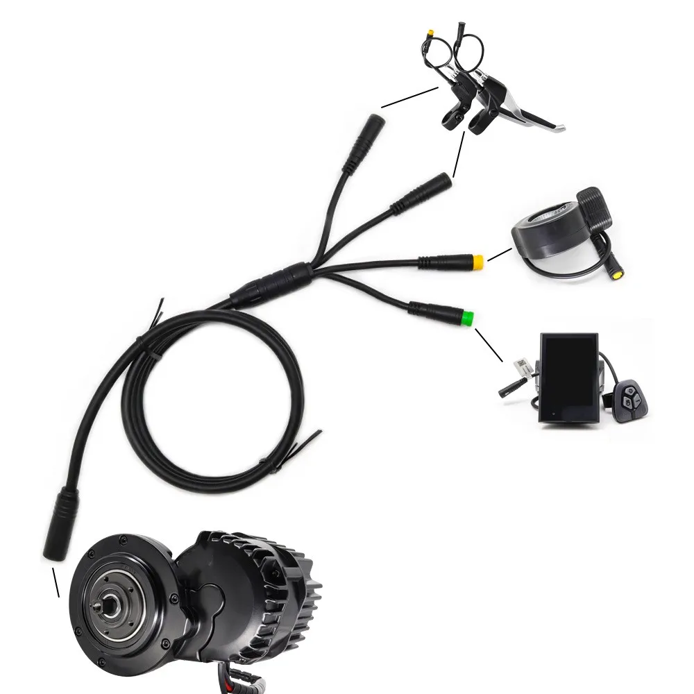 Lightweight Electric Bicycle Cable For 1T4 For 8FUN Motor Kits With USB Programming Outdoor Cycling Accessories