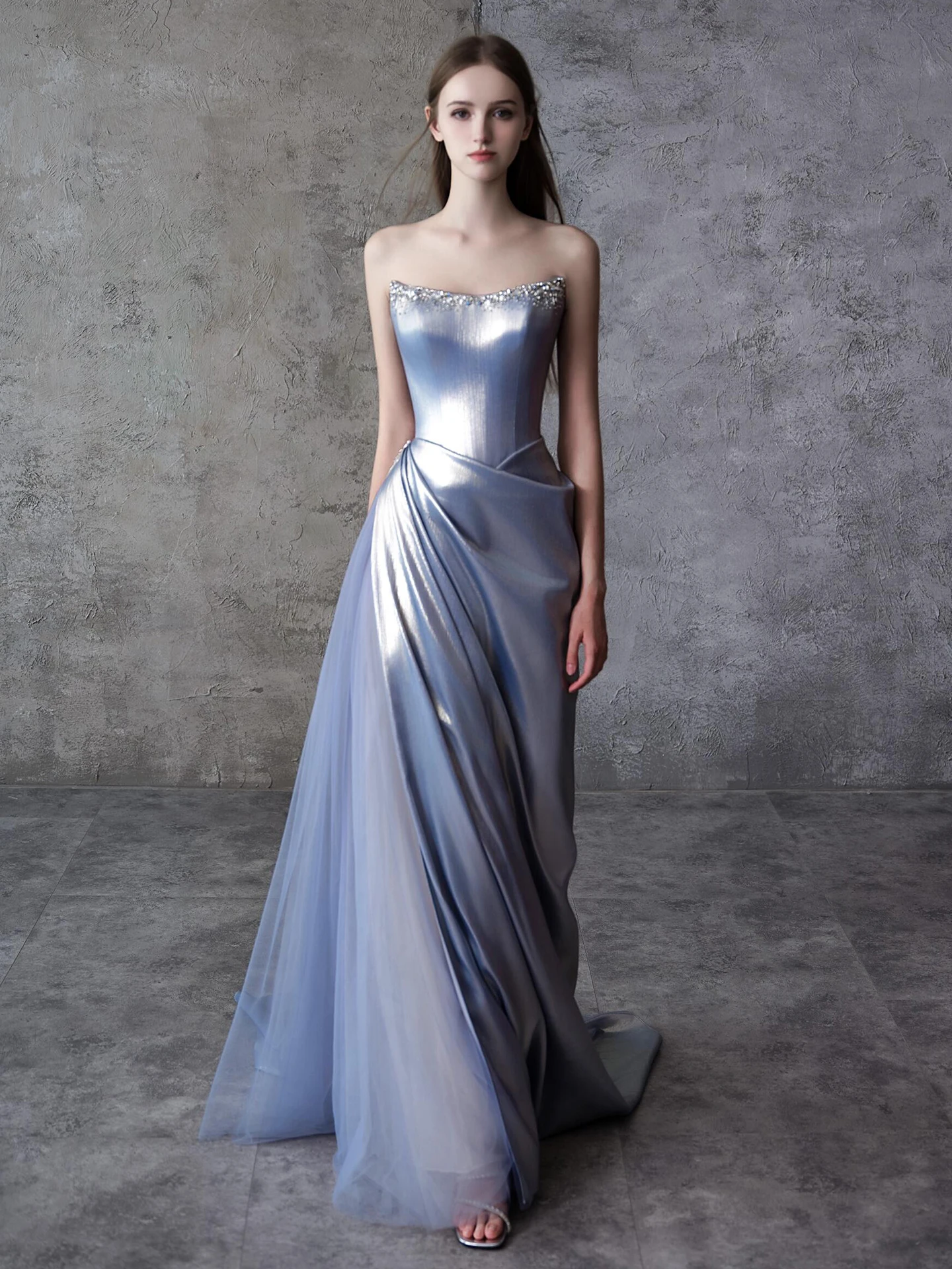 

Ele Long Evening Gown 2026 New Collection Bridal Dr Engagement Wedding Ceremony Host High-End Luxury Cus Made