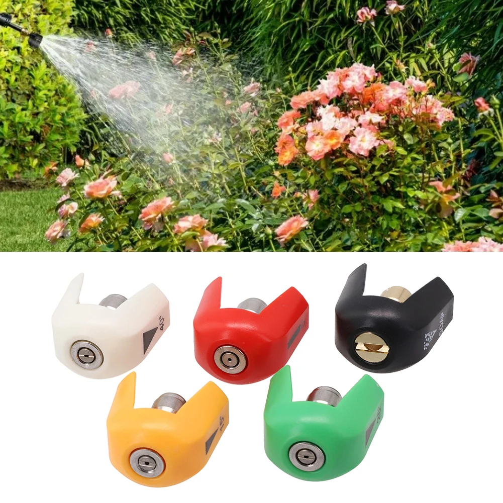 

5Pcs Quick Connect Spray Tips Set For SPX 3000 Series Pressure Washers Pressure Washer Nozzles Replacement For Car Home Cleaning