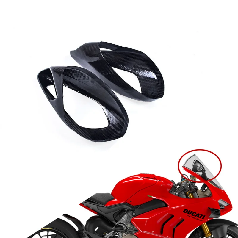 

ПрименимоDUCATI Du KadiV4/V4S/V4R модифицированные детали для мотоцикла, защитная крышка зеркала заднего вида из углеродного волокна