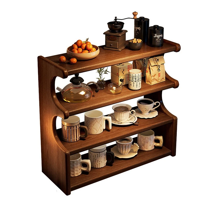 

Solid wood display stand Storage rack Desktop trendy figure multi-layer shelf POP MART Lego desk bookshelf