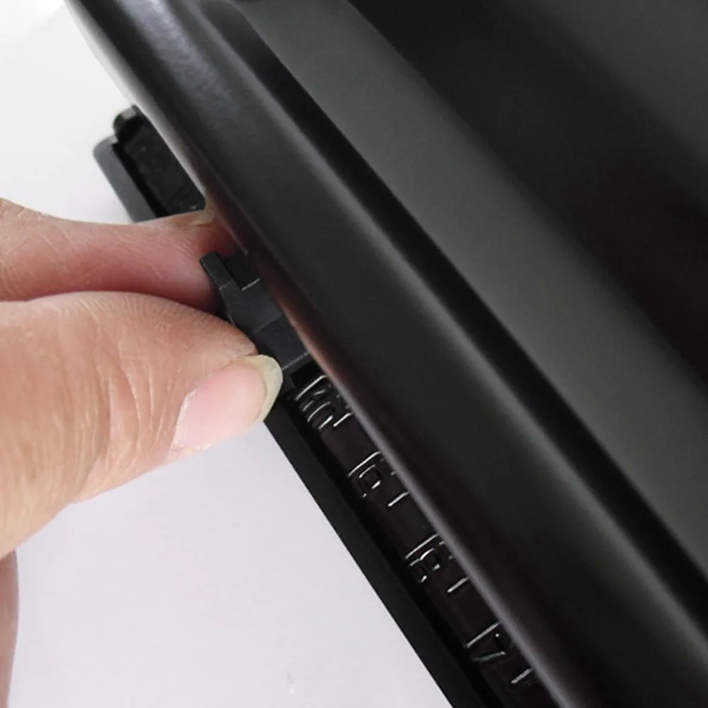 Metal Metal 3 Hole Puncher 10 Sheet Capacity Adjustable Spacing Hole Punch Practical Pocket Hole Punch Manual Use