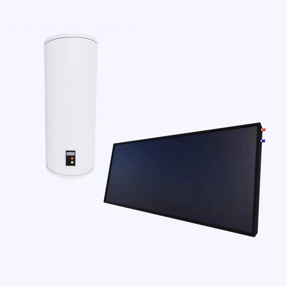

Balcony Wall Mounted Solar Water Heater 80L Flat Plate Pressurized for High-Rise Apartments Hotels & Households