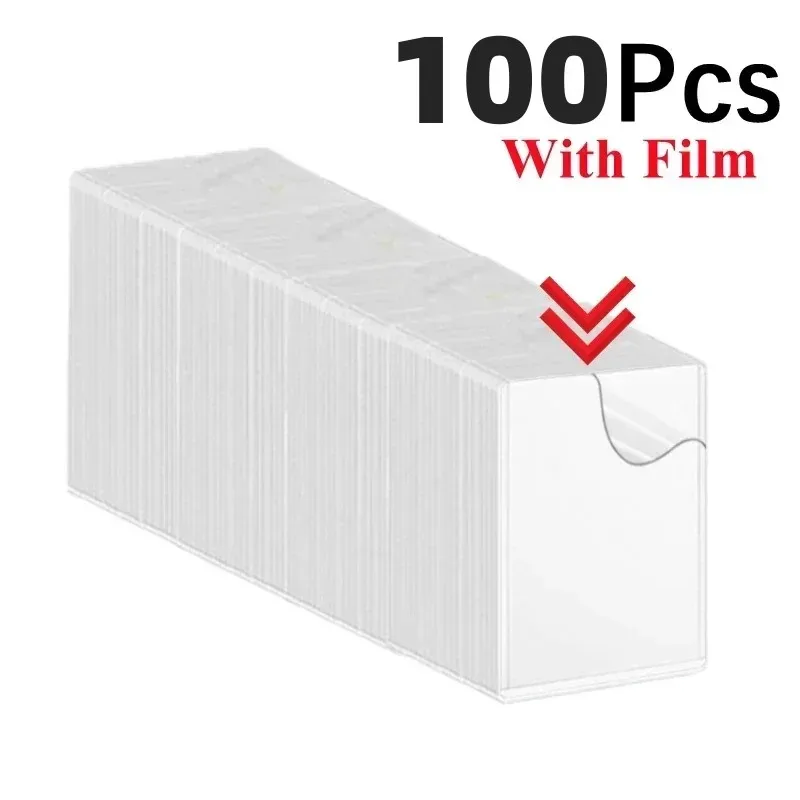 10/25/50/100 Stuks Transparant fotoalbum Koreaanse Kpop Card Sleeve met Beschermende Film Clea kaarthouder Idol Foto Game Card Cover