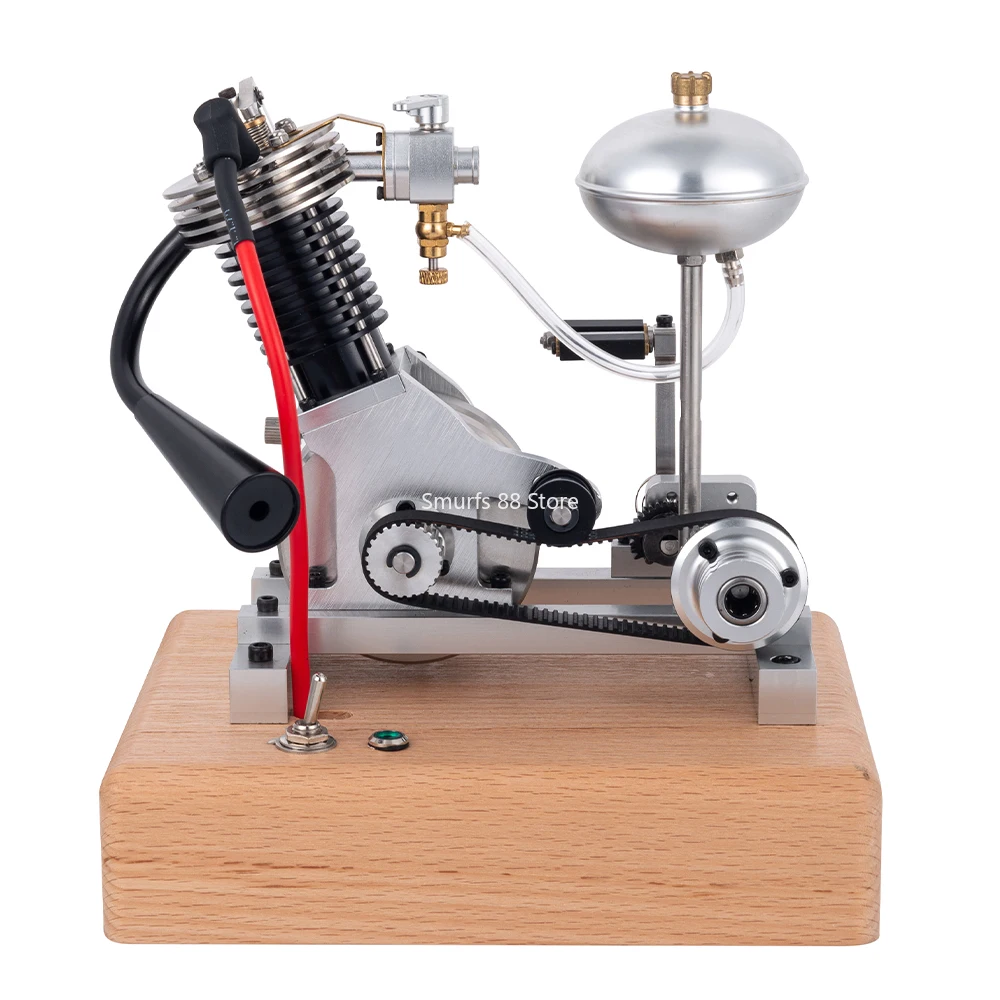 Modelo de motor MUSA V1, 3,3 CC, Metal, un solo cilindro, Motor de combustión interna, modelo de arranque por Pedal, nuevo modelo de juguetes, regalo