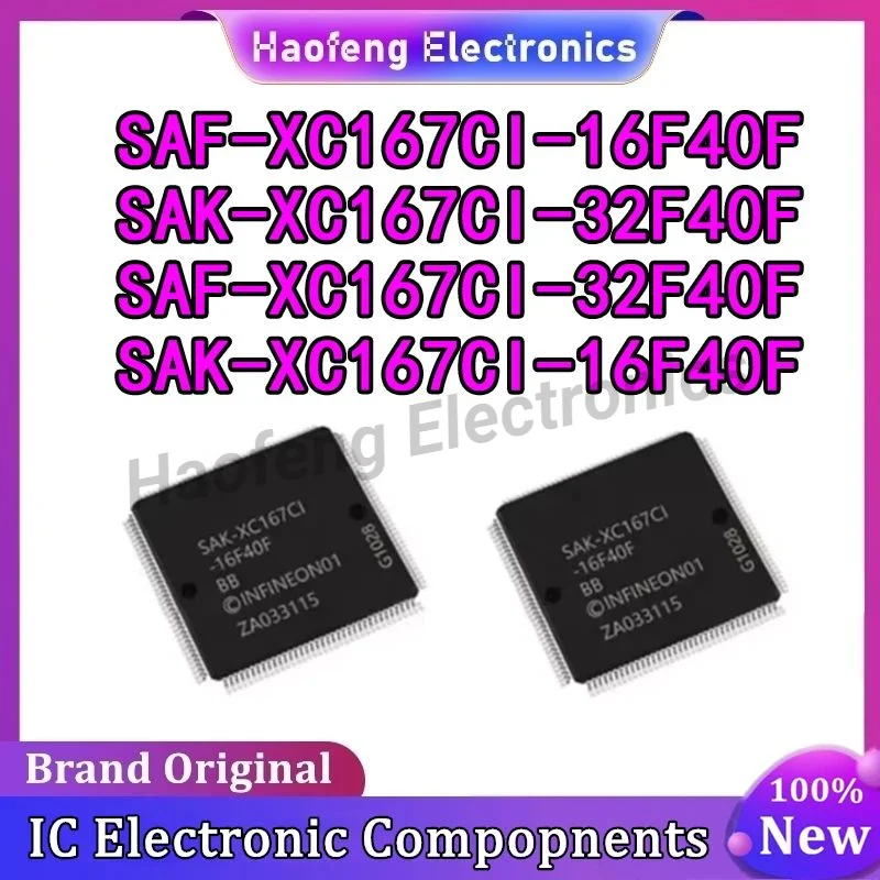 

2PCS SAF-XC167CI-16F40F SAF-XC167CI-32F40F SAK-XC167CI-16F40F SAK-XC167CI-32F40F microcontroller