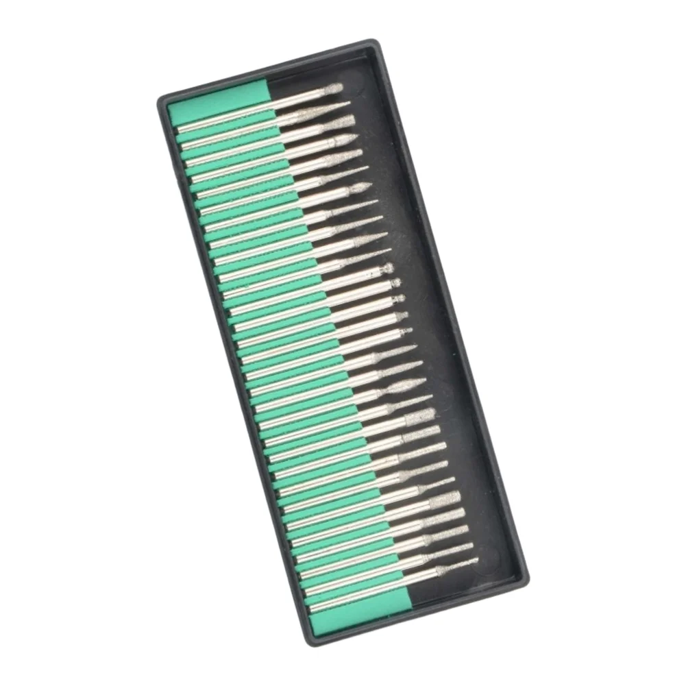 88PCS Nail Drill Bits Set Carbide Sanding Bands Felt Buffing Heads 2.35mm Shank For Electric Nail File Manicure Pedicure Tools