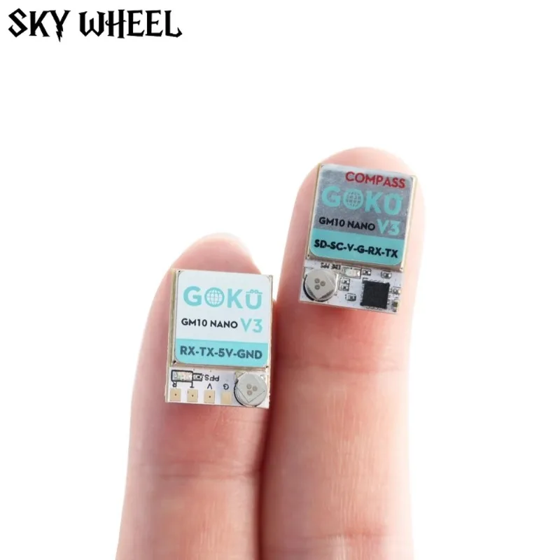 

FLYWOO GOKU GM10 Nano V3 GPS Galileo 72 Channel M10050 2.2g Lightweight for FPV Freestyle Analog Digital Drones DIY Parts