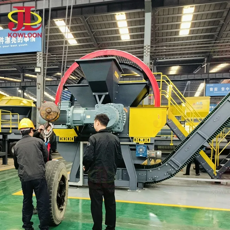 High Output Automatic Tyre Recycling Machine Waste Tyre Tire Recycling Shredder Machine