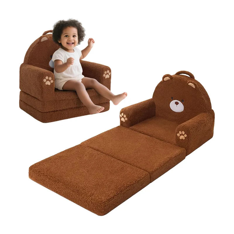 

Cartoon two-in-one folding children's sofa bed compression sponge living room can sleep child seat