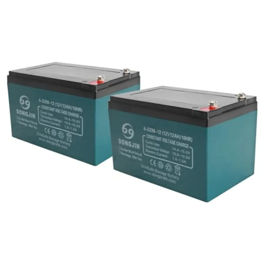 2 Pack 12V 12Ah 6Dz… - image