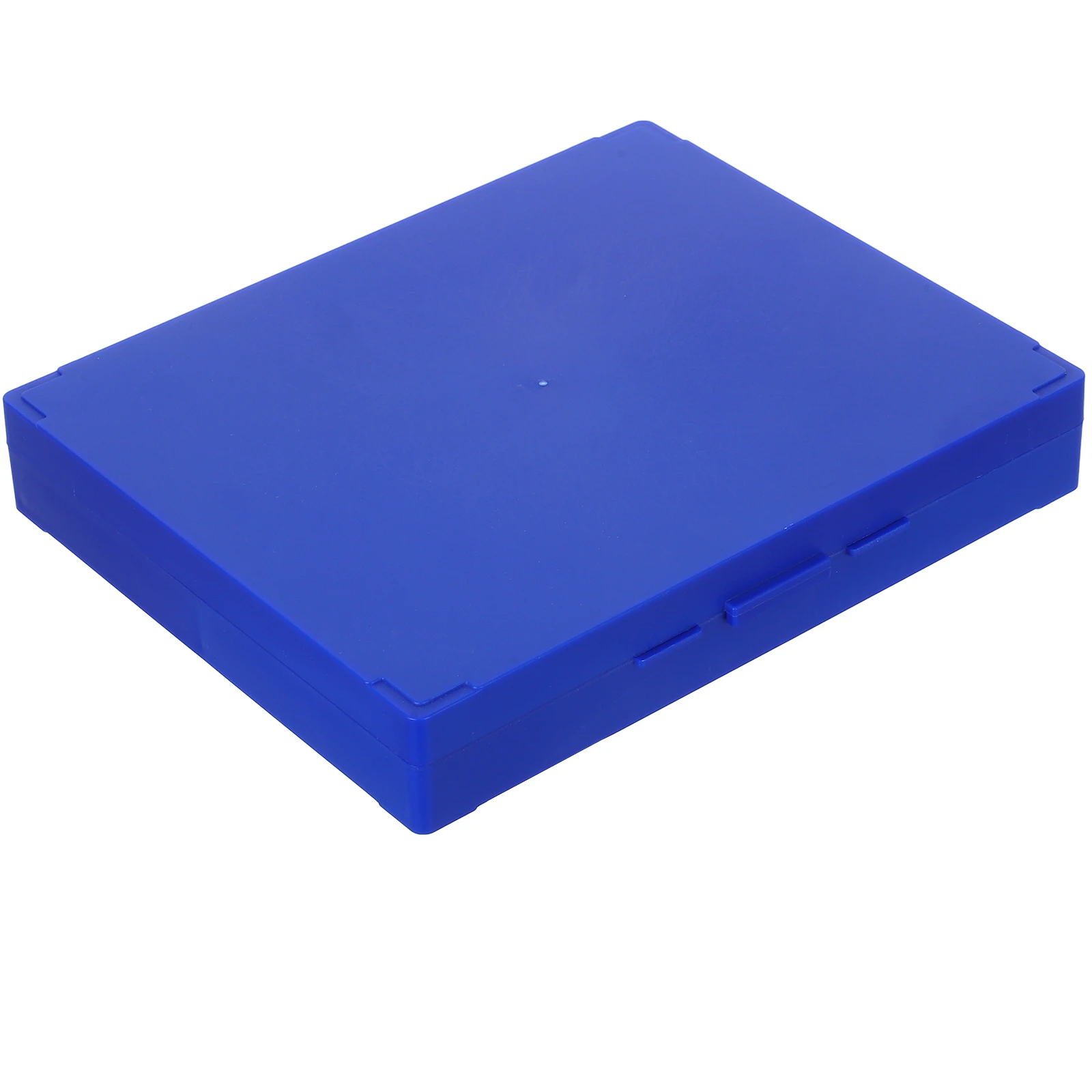 

100-place Slide Microscope With Latch Microscope Storage Case Compact Plastic Holder Organizer Tray Laboratory