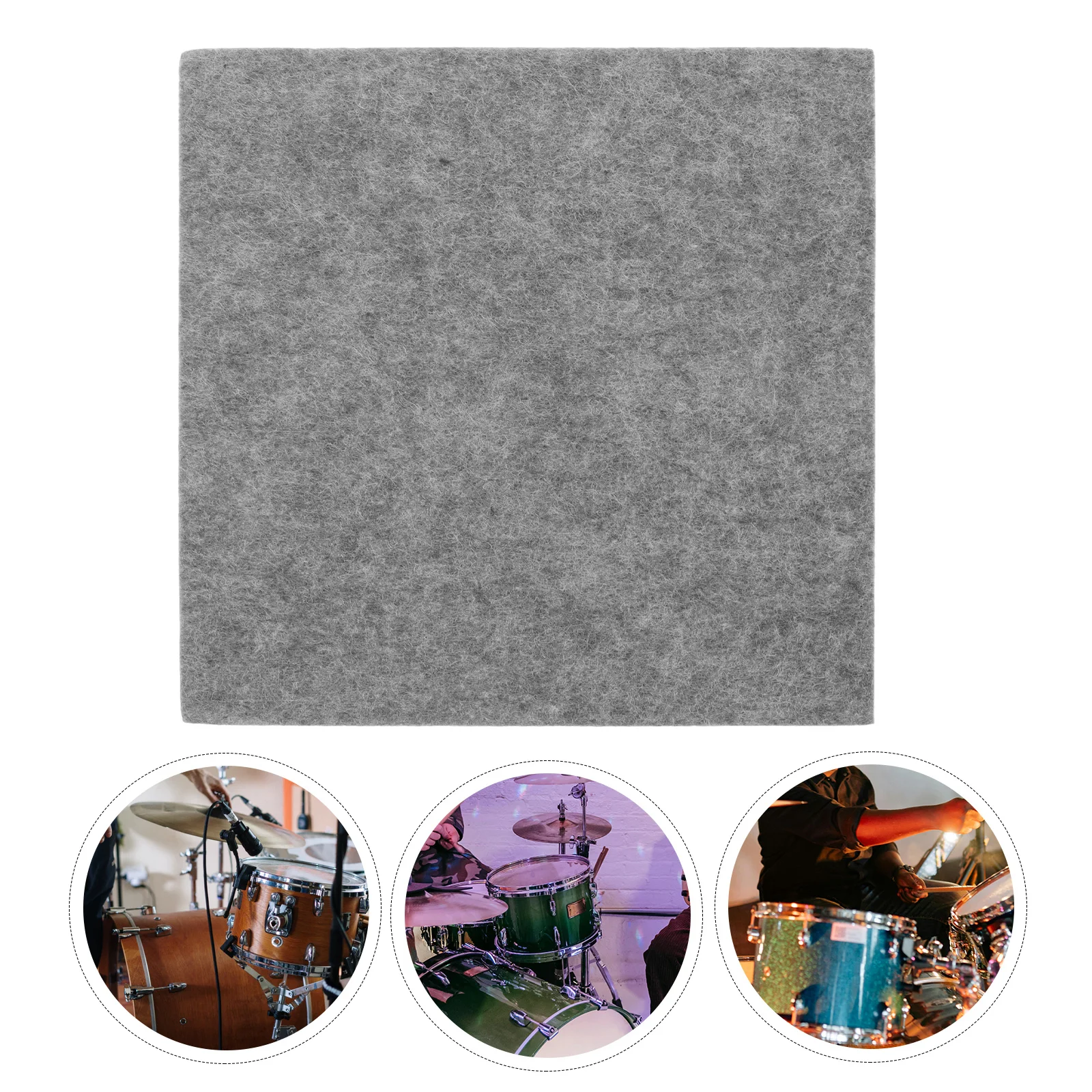 

Speaker Pad 20x20x5.2cm Sound Absorbing Mat Subwoofer Vibration Isolation Noise Dampening Panels Studio Monitor Pads Foam Desk