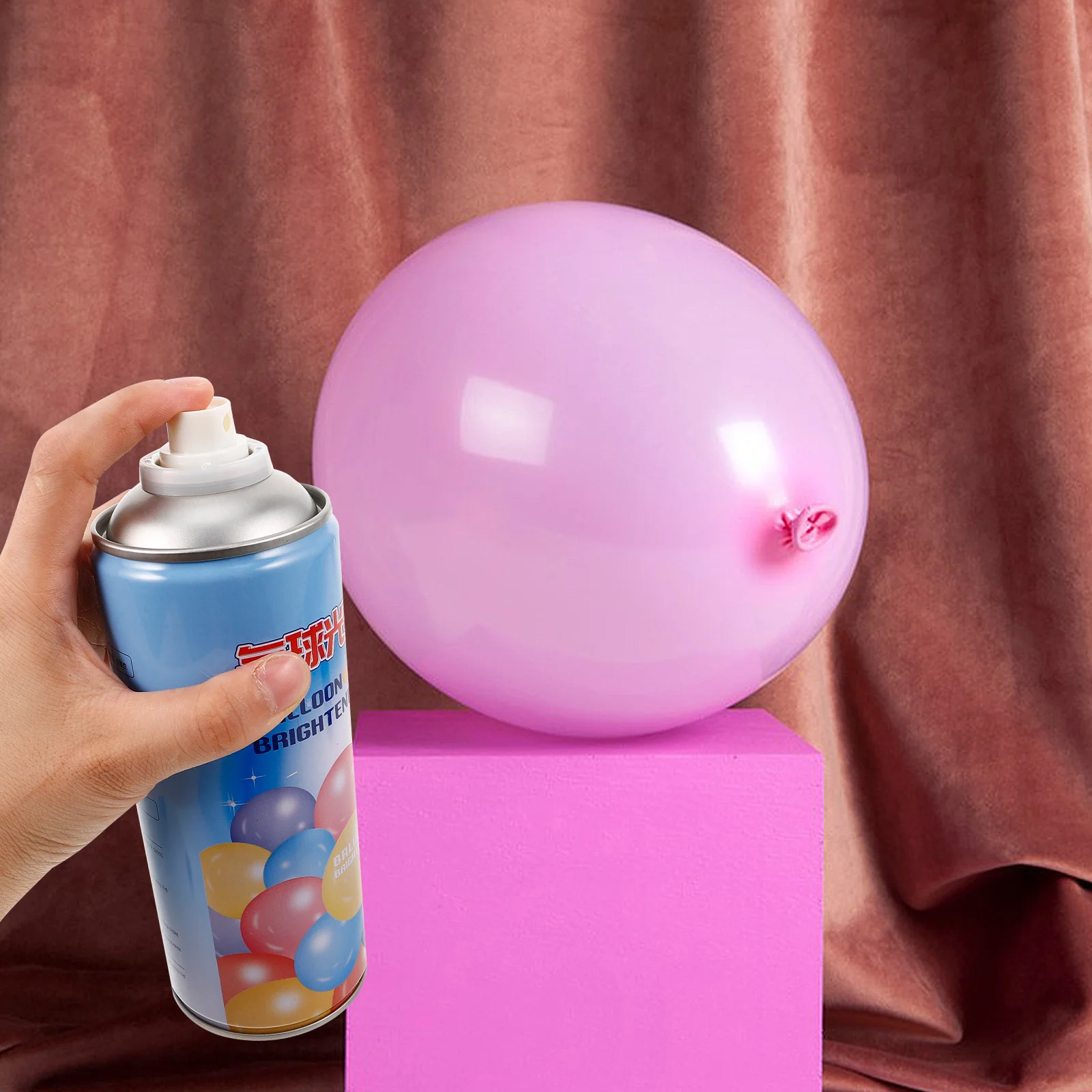 

2pcs Balloon Shine Spray Brightener for Latex Foil Balloons Prevent Oxidation Extend Lifespan Party Decorations