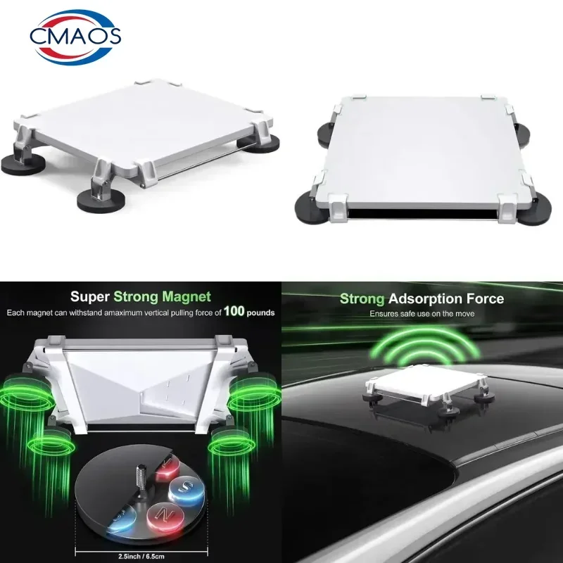 Strong Magnetic Starlink Mini Mount Car Roof Stand Vehicle Ship Truck Mounting Kit for Starlink V4