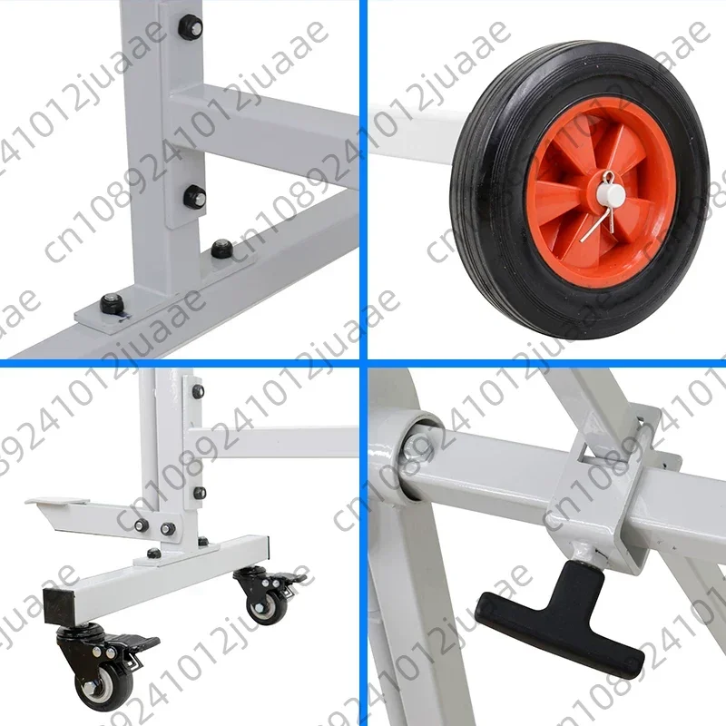 Multifunctional Rotating Paint Stand, Sheet Metal Painting Special Bracket for Car Bumper Door & Mobile Tool Hanging Shelf