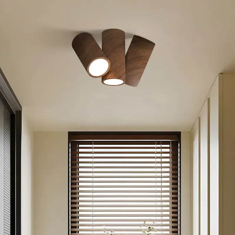 

Vintage Wabi Sabi Ceiling Light No Main Light Living Room Lamp Retro Corridor Lighting