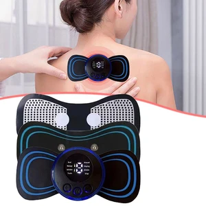 Mini Cervical Massager Elektronischer Impulsspiel von Massage auf der Rückseite zur Entlastung Muskelschmerzen Digitale Anzeigeanpassung 10 Hauptverkaufssalbe für Dolores Muscle - №2