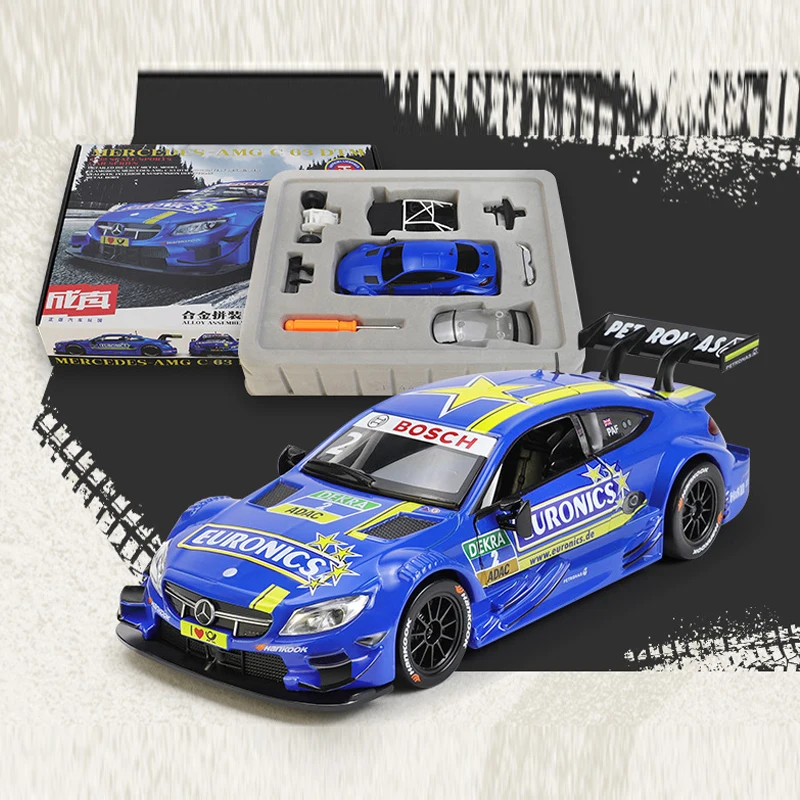 組み立て済みバージョン 1/32 ベンツ AMG C63 DTM 合金車モデル アウディ RS5 DTM コレクション ミニチュア ヴォイチュール ボーイフレンドの誕生日ギフト
